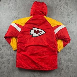 Vintage Kansas City Chiefs Puffer Jacket Adult Medium